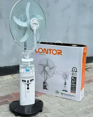 Lontor 16 Inch Blade Rechargeable Mist Fan Wide Oscillation