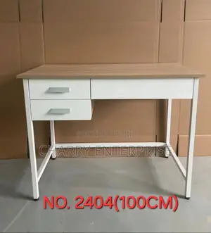 Simple Office Table or Study Table With Drawers Meza Nzuri