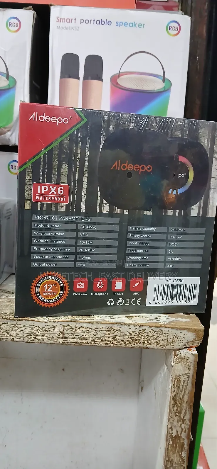 Aldeepo Bluetooth Speaker 15w