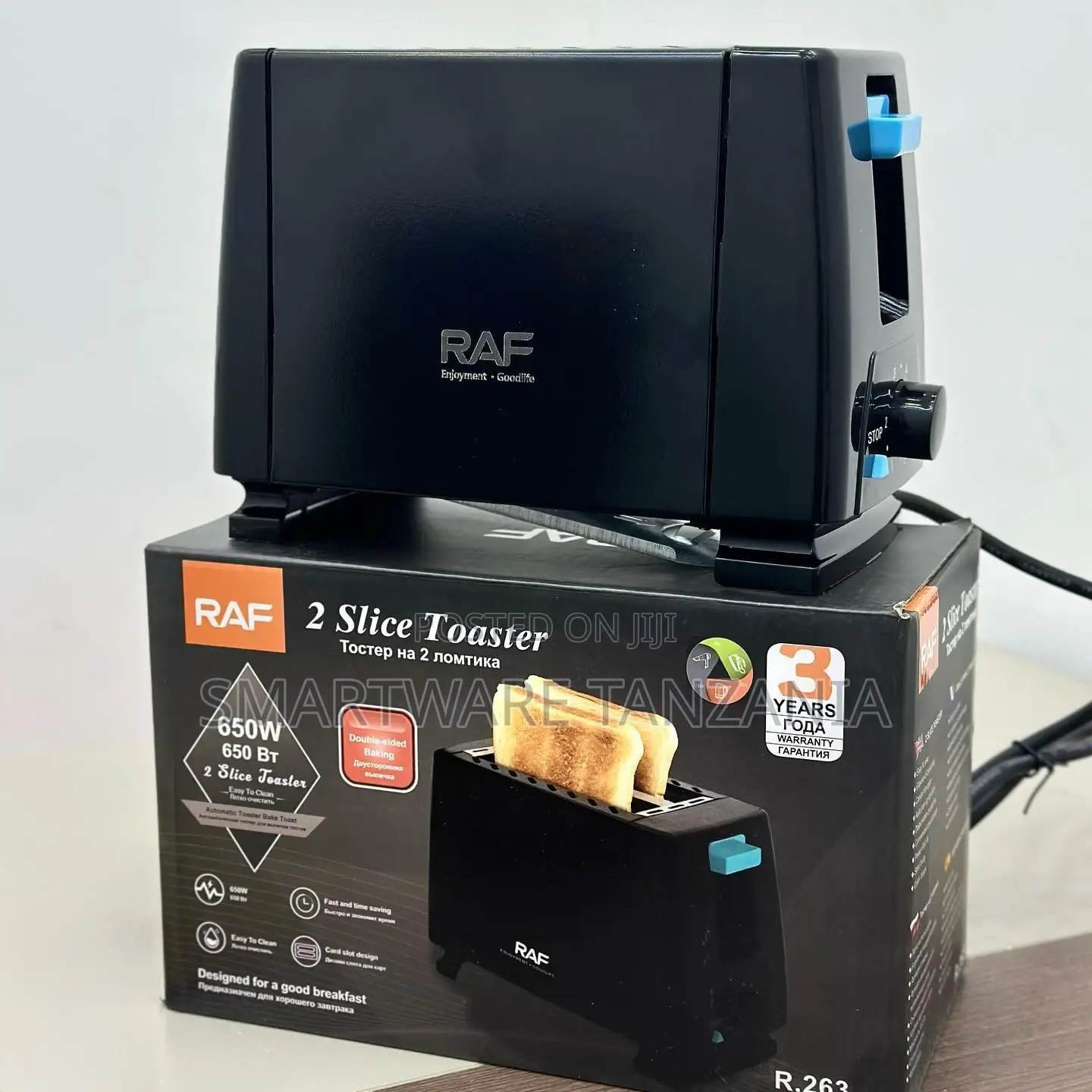 2 Slice Structure Toaster | Frozen, Cancel, Reheat Settings