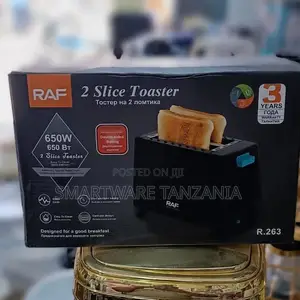 650 Watt 2 Slice Popup Bread Toaster | 7 Browning Levels