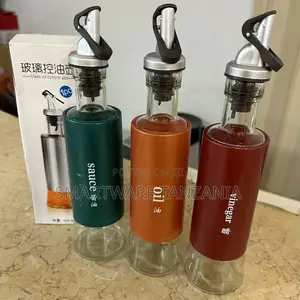 Olive Oil Dispenser Glass Bottle - Oil Vinegar Dispenser