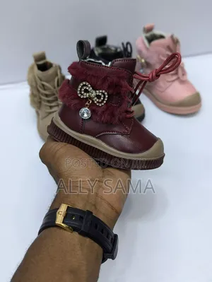 Baby Girls Shoes Maroon Quality