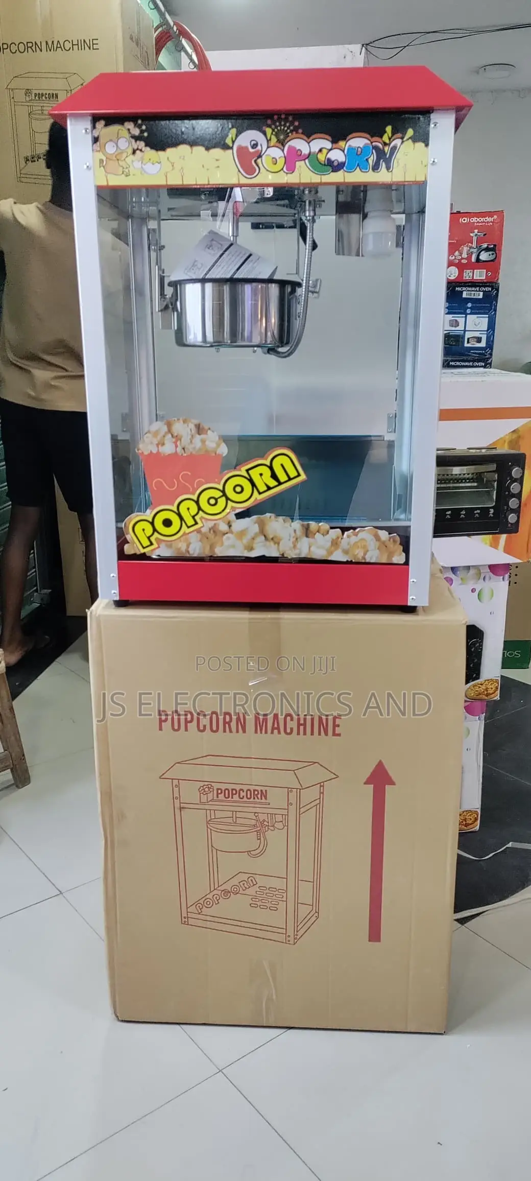 Ofa New  Popcorn  Machine (Inatumia Umeme)Ni Imara Sana