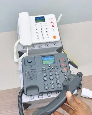 2 SIM Card Phone Desktop Cordless Telephone Old For Homes