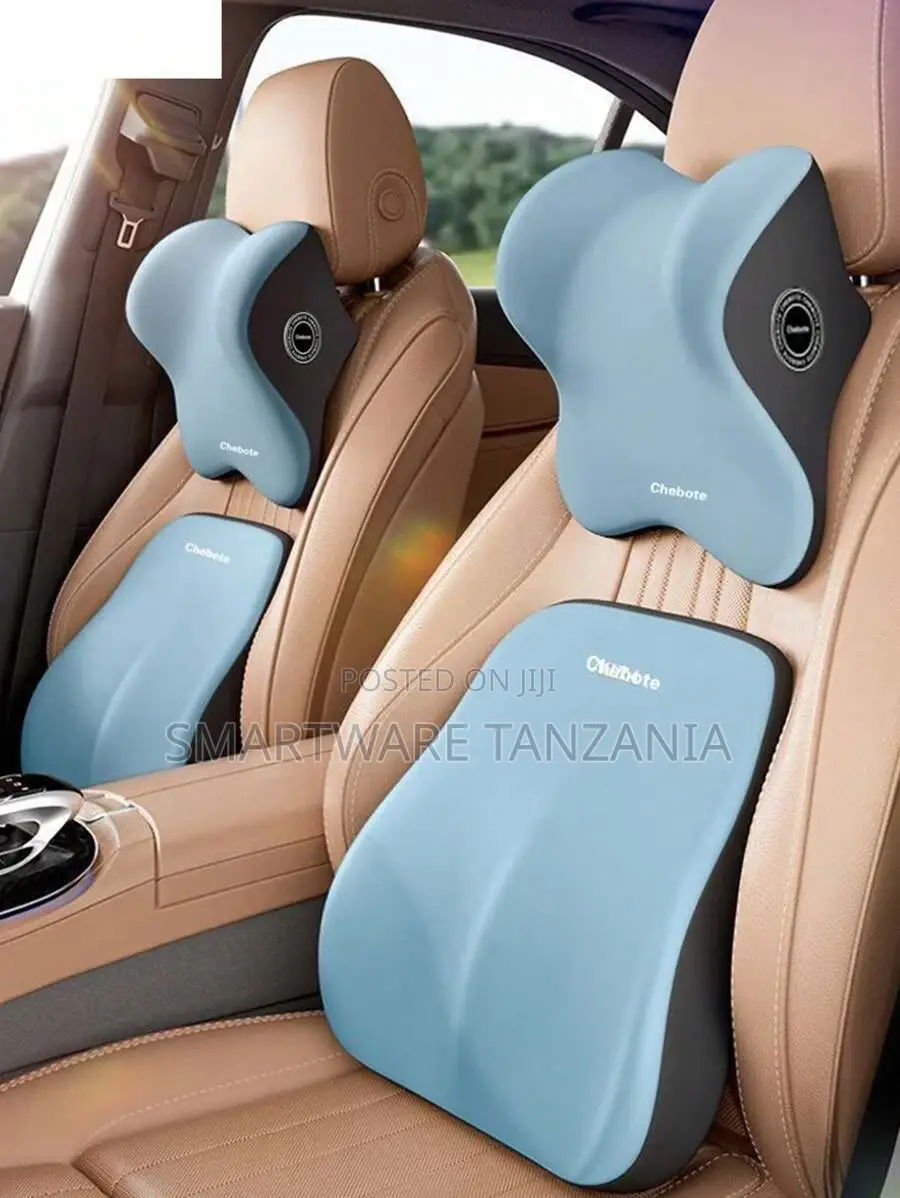 Backrest Lumbar Support Cushion With Car Neck Rest Pillow