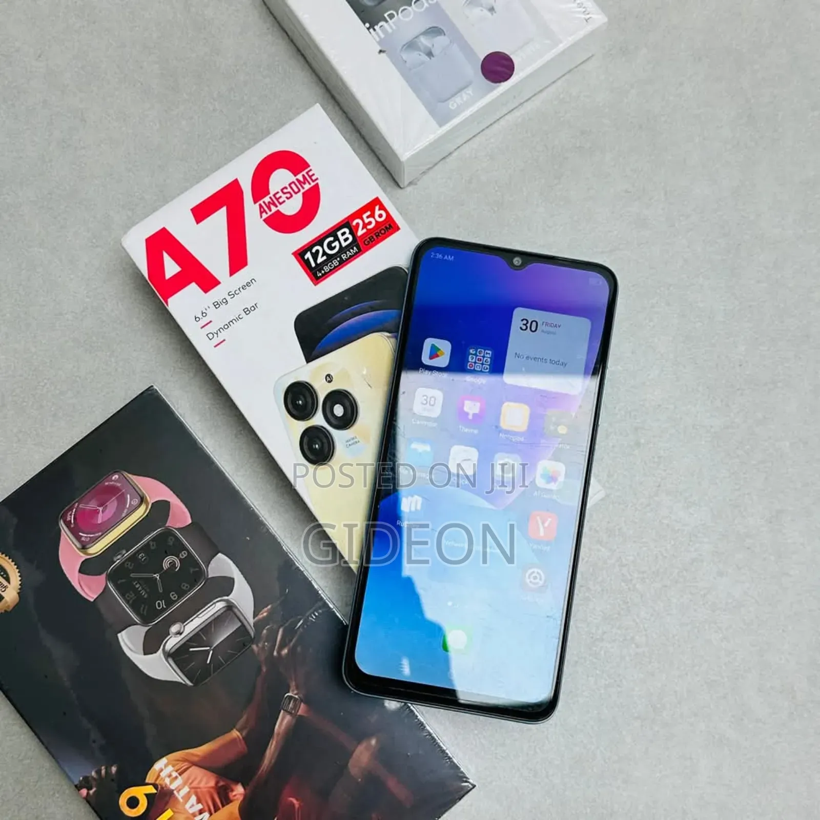 New Itel A70 128 GB Blue