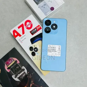 New Itel A70 128 GB Blue