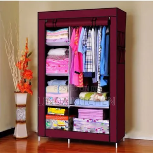 Storage Wardrobe(Kabati Za Nguo Milango Miwili)