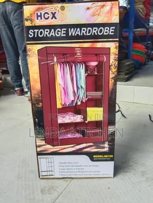 Storage Wardrobe(Kabati Za Nguo Milango Miwili)