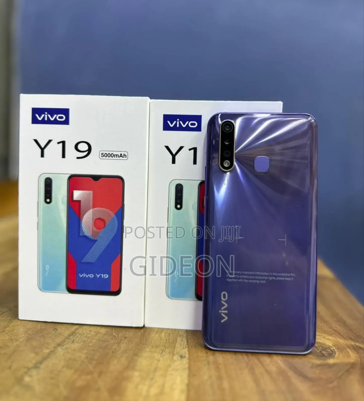 New Vivo Y19 128 GB Blue