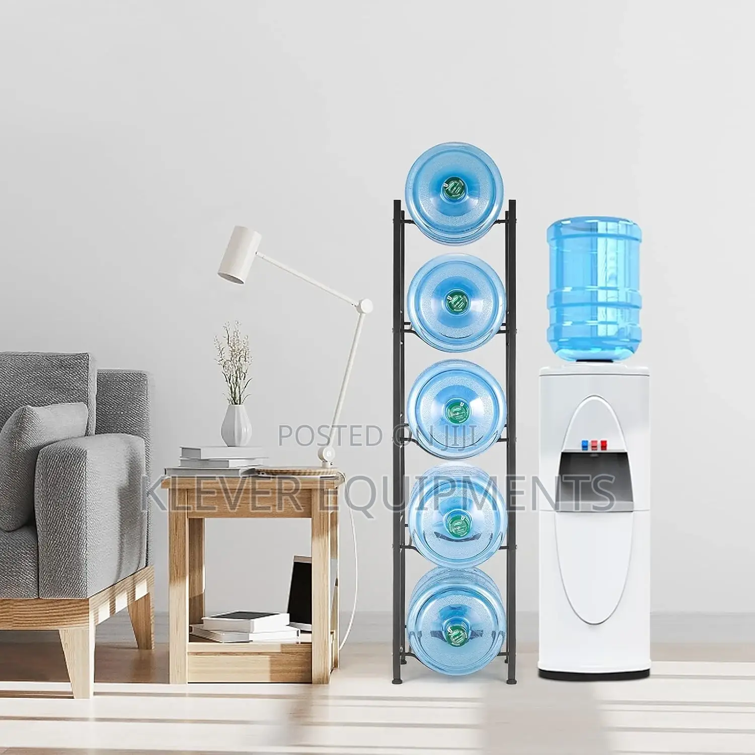 Heavy Duty Metal Bottles Rack (5 Bottles)