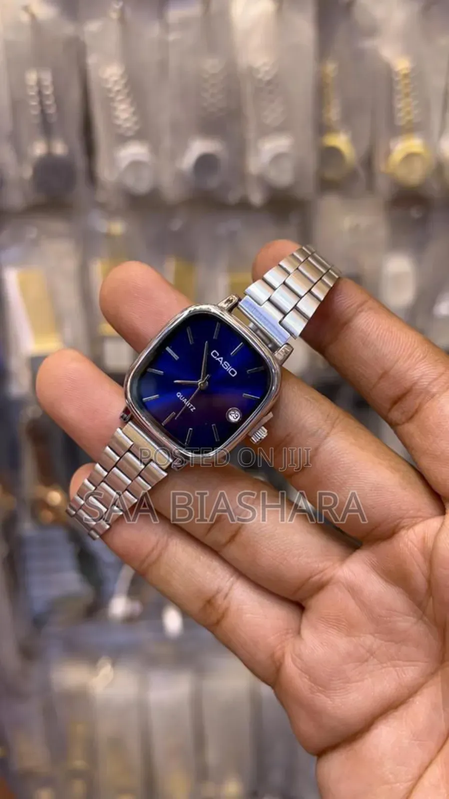 Casio Silver Blue
