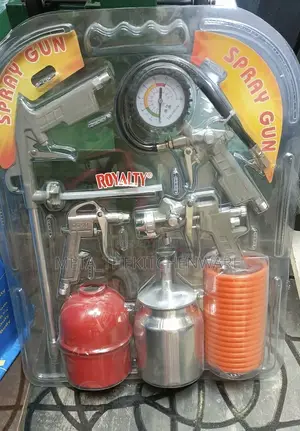 Royalty Spray Gun (7 In 1 Compressor Kit)