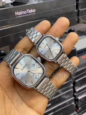Casio Couple Watches Silver