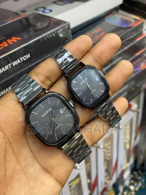 Casio Couple Watches Full Black