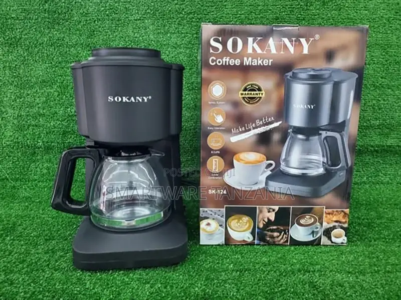 6-cup Coffeemaker Compact Coffee Pot Brewer Machine, Quiet