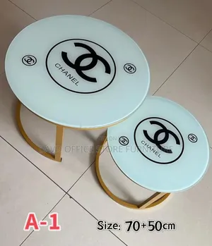 Coffee Table Mirror Round Set