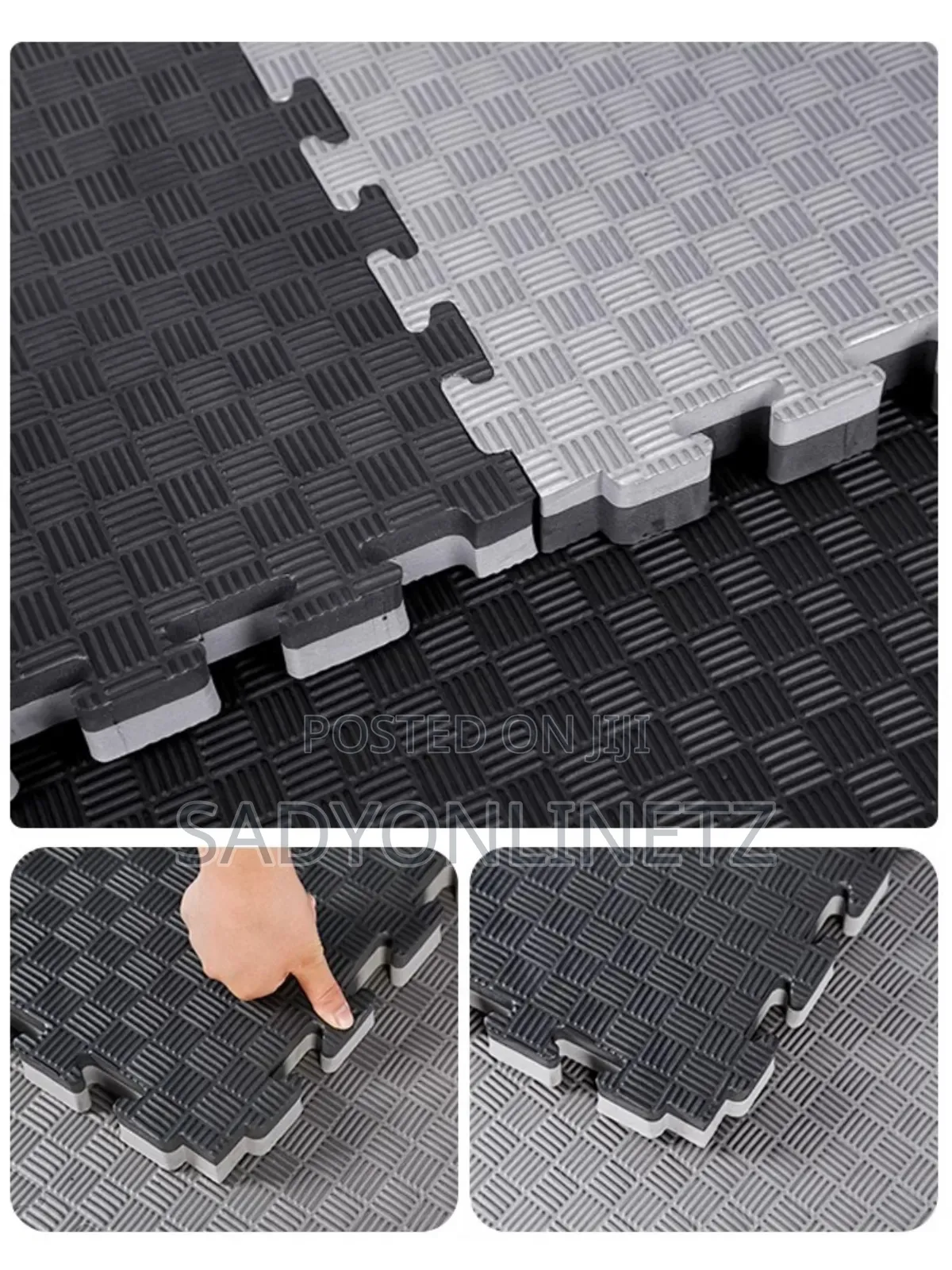 Interlocking Gym Floor Mats 100×100cm