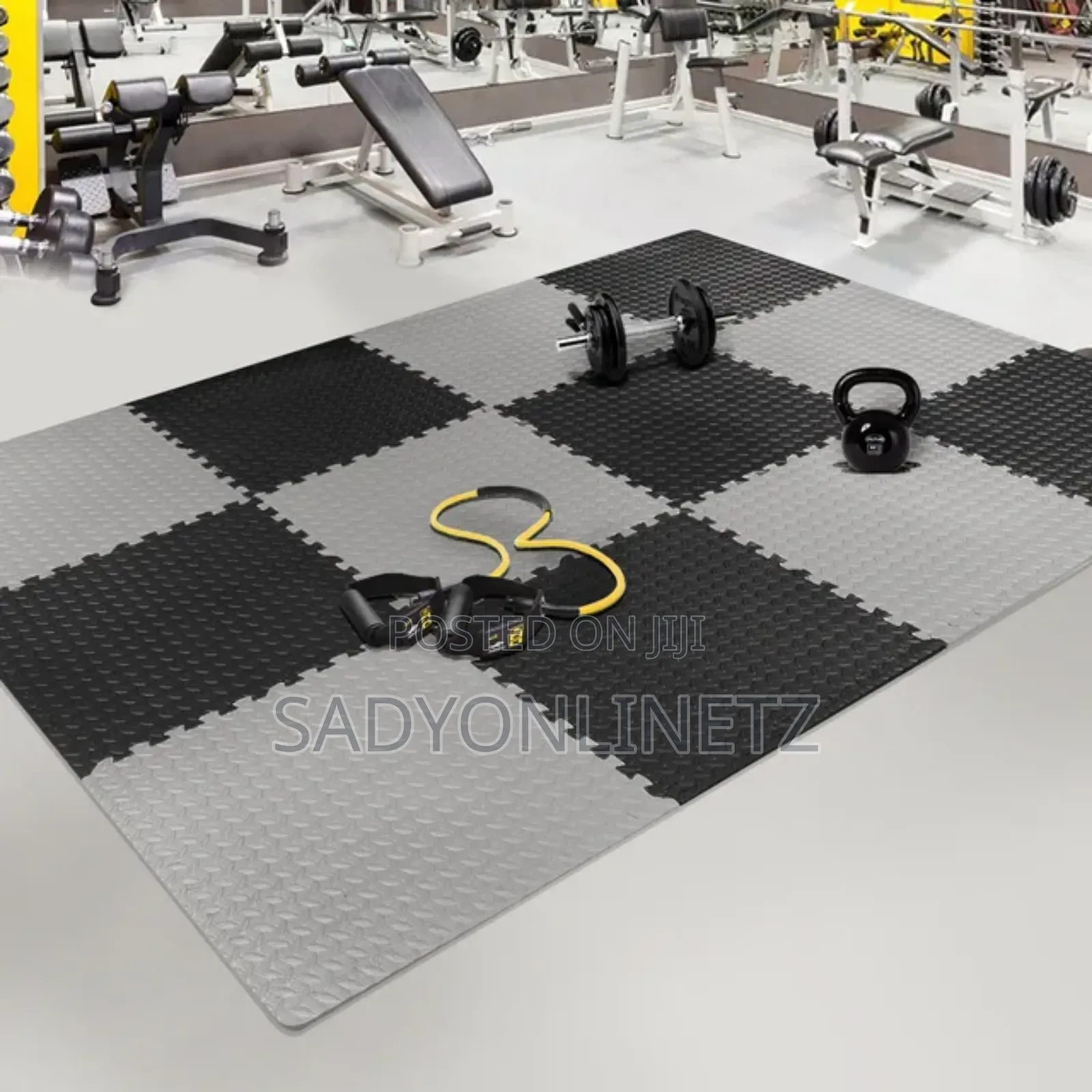 Interlocking Gym Floor Mats 100×100cm