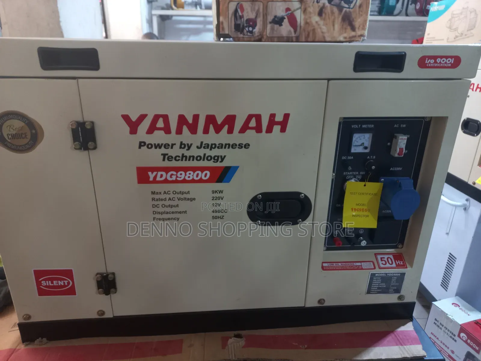 Ynmah Generator Kva 9 Single Phase