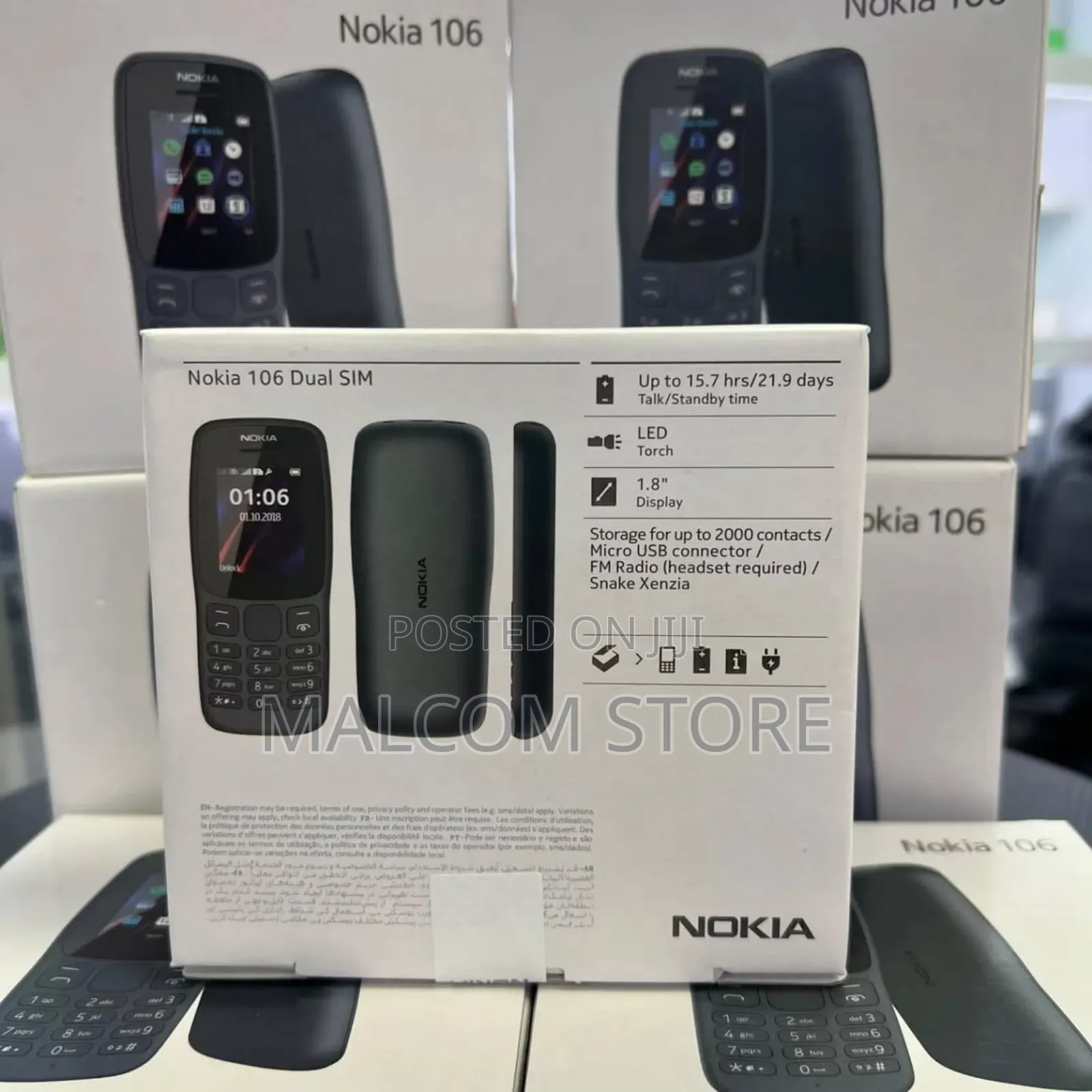 New Nokia 106 Black
