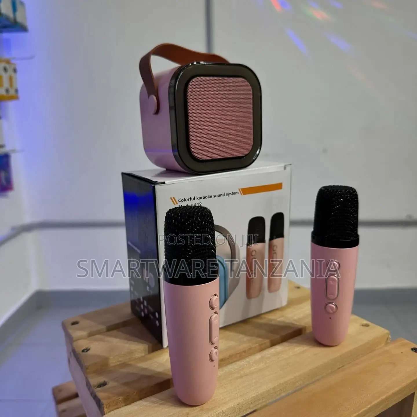 Portable Karaoke Speaker System, Volume Adjustable For Home