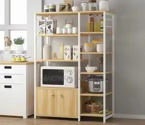 Kitchen Microwave Oven Stand, Utility Storage Cart Organizer