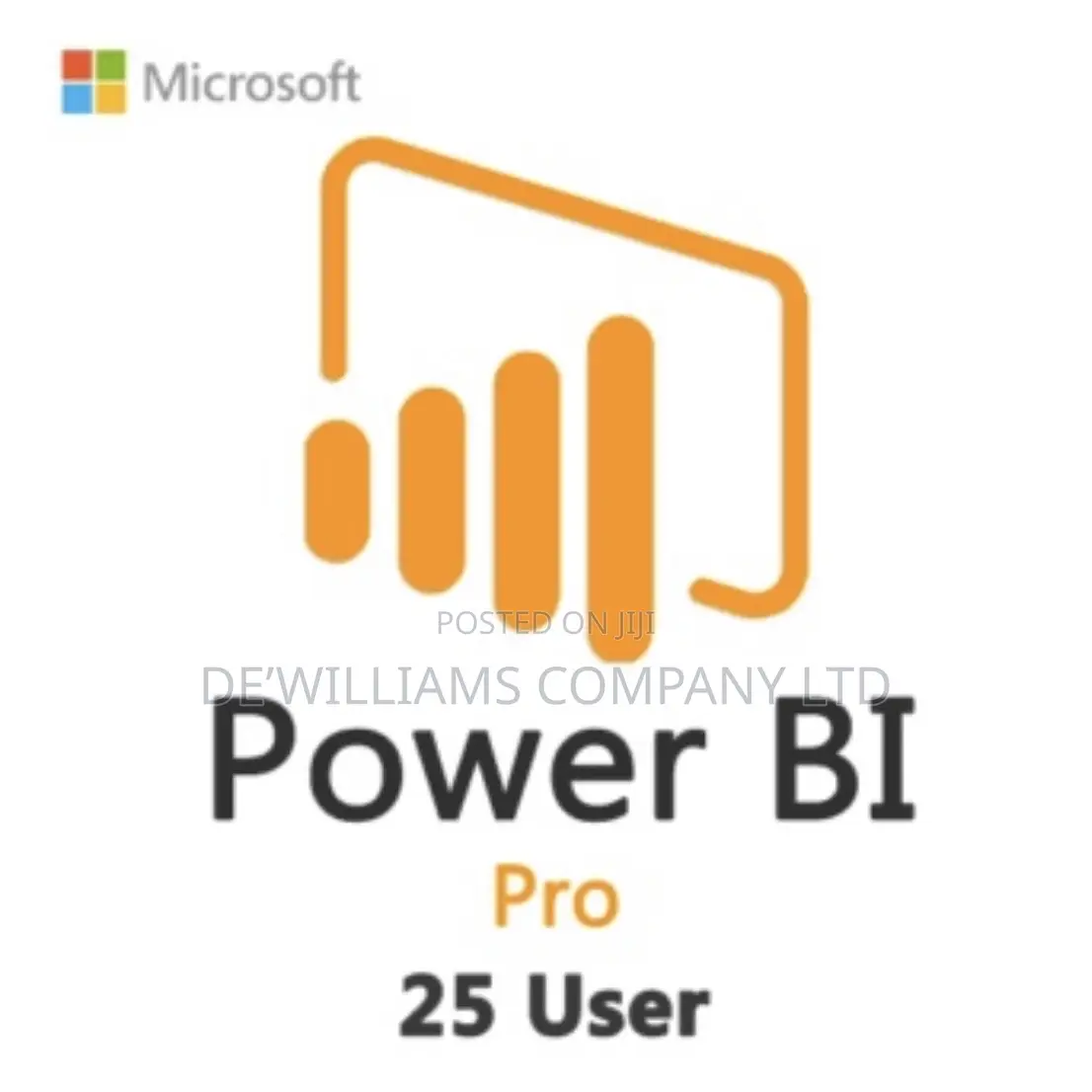 Microsoft Power Bi Pro 25 Users