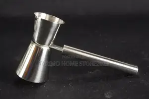 (Stainless Steel Handle Measuring Cup Bar Double Head
