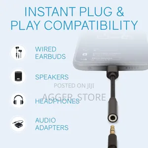 Type C to 3.5 Mm Aux Adapter