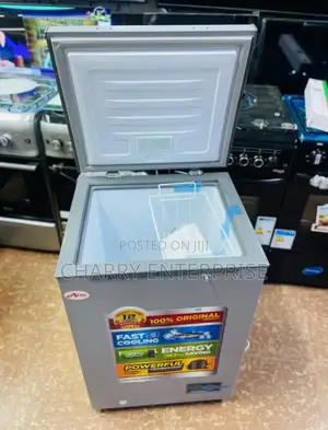 Aero Chest Freezer Yenye Uwezo Mkubwa 100L Condenser Ipo Nje