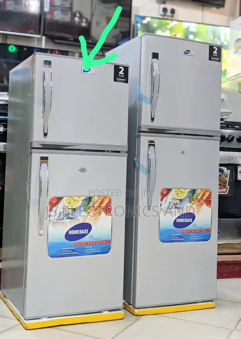 Home Base Fridge Litre 125 Milango Miwili Ni Imara Sana