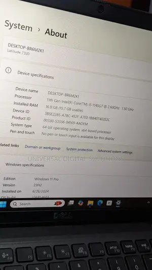 Laptop Dell Latitude 7320 16GB Intel Core i5 SSD 256GB