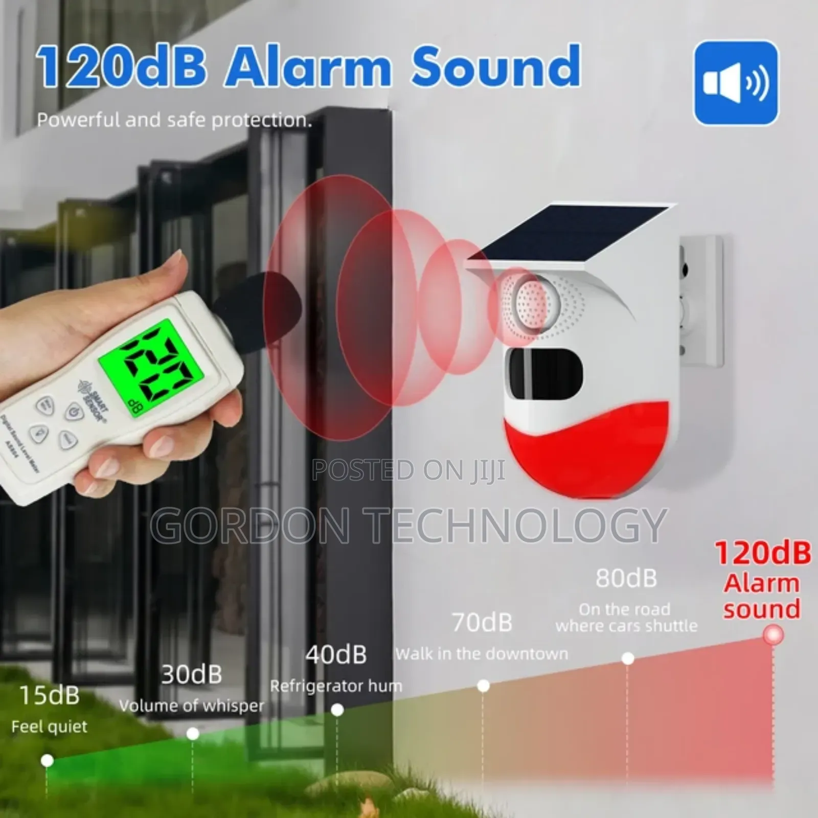 Solar Alarm Sensor-Kiboko Ya Wizi
