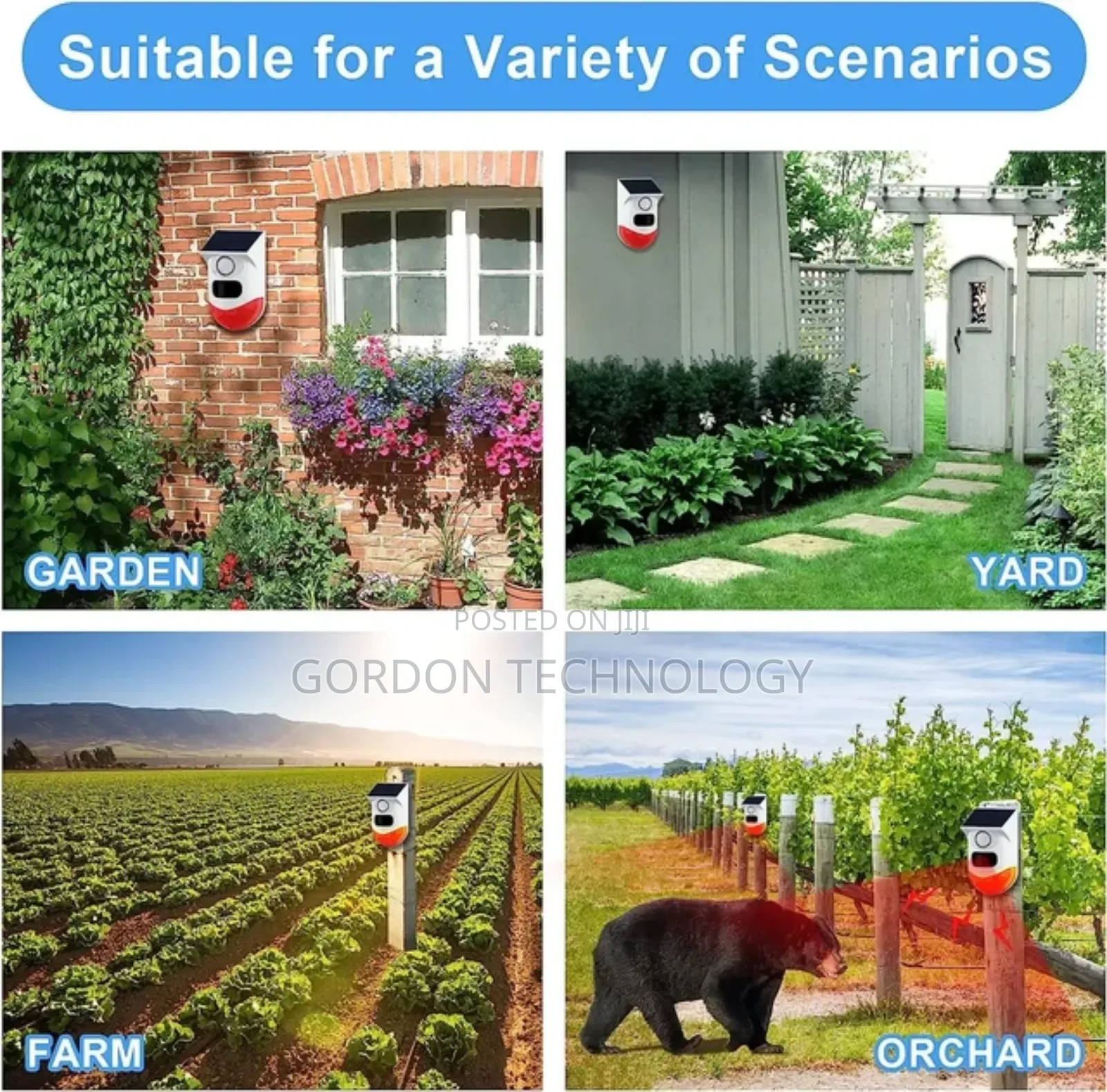 Solar Alarm Sensor-Kiboko Ya Wizi