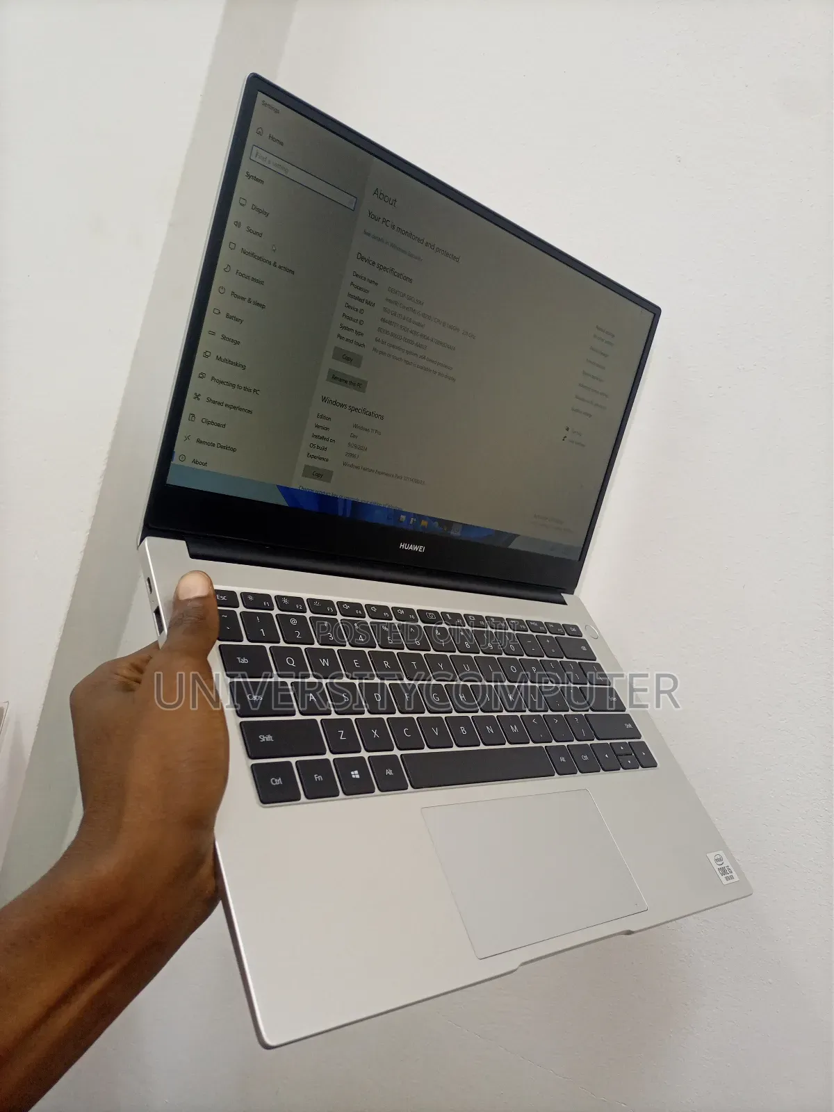 Laptop Huawei MateBook X Pro 16GB Nvidia SSD 512GB