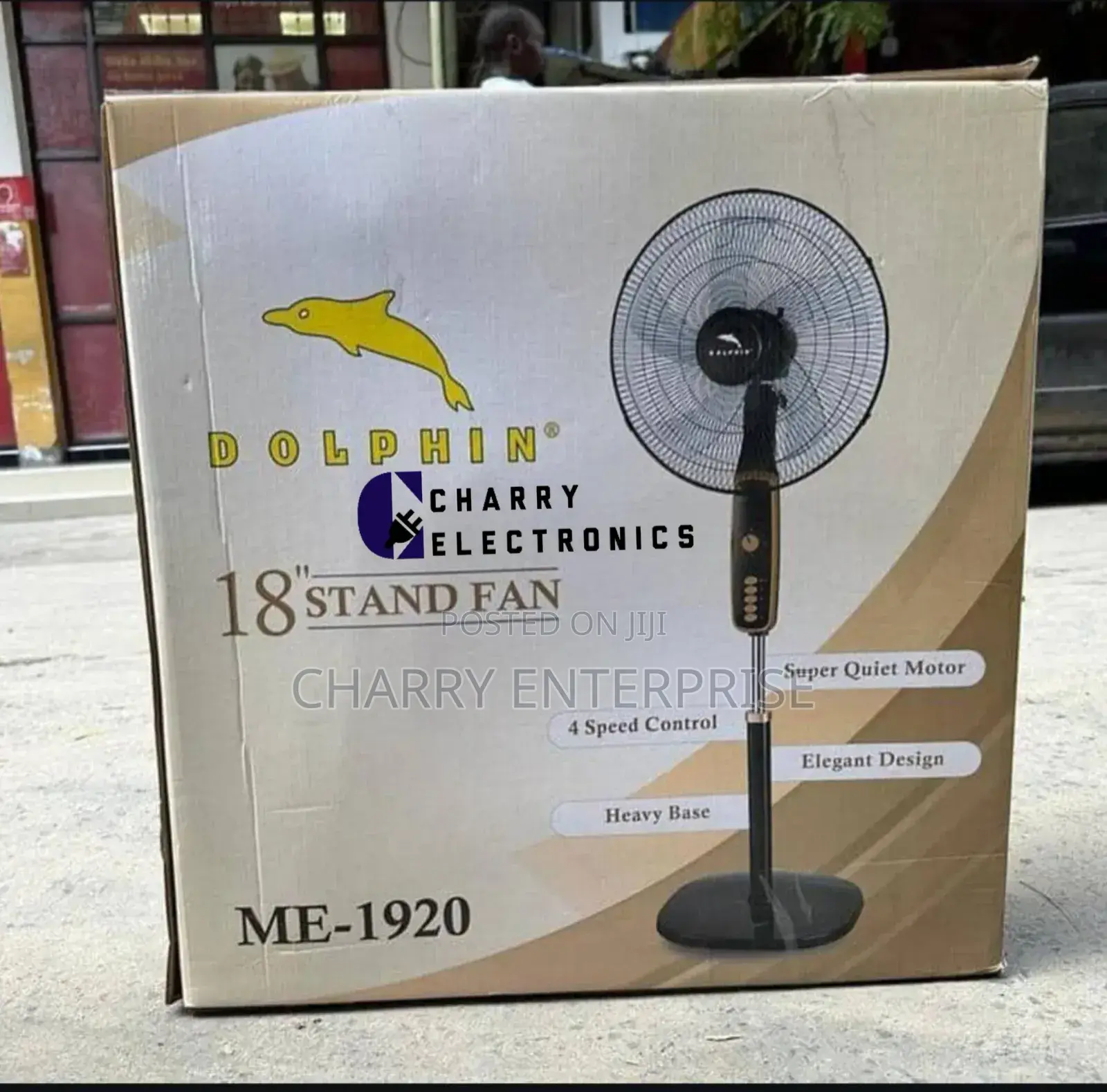 Original Dolphin Stand Fan 18"Me-19204 Speed Control