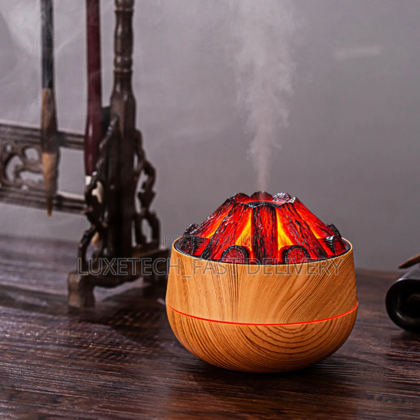 300ML Artificial Charcoal Fire Air Humidifier