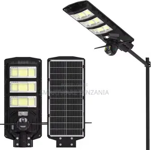 Solar Street Light Outdoor With 3MP Camera All In One Radar