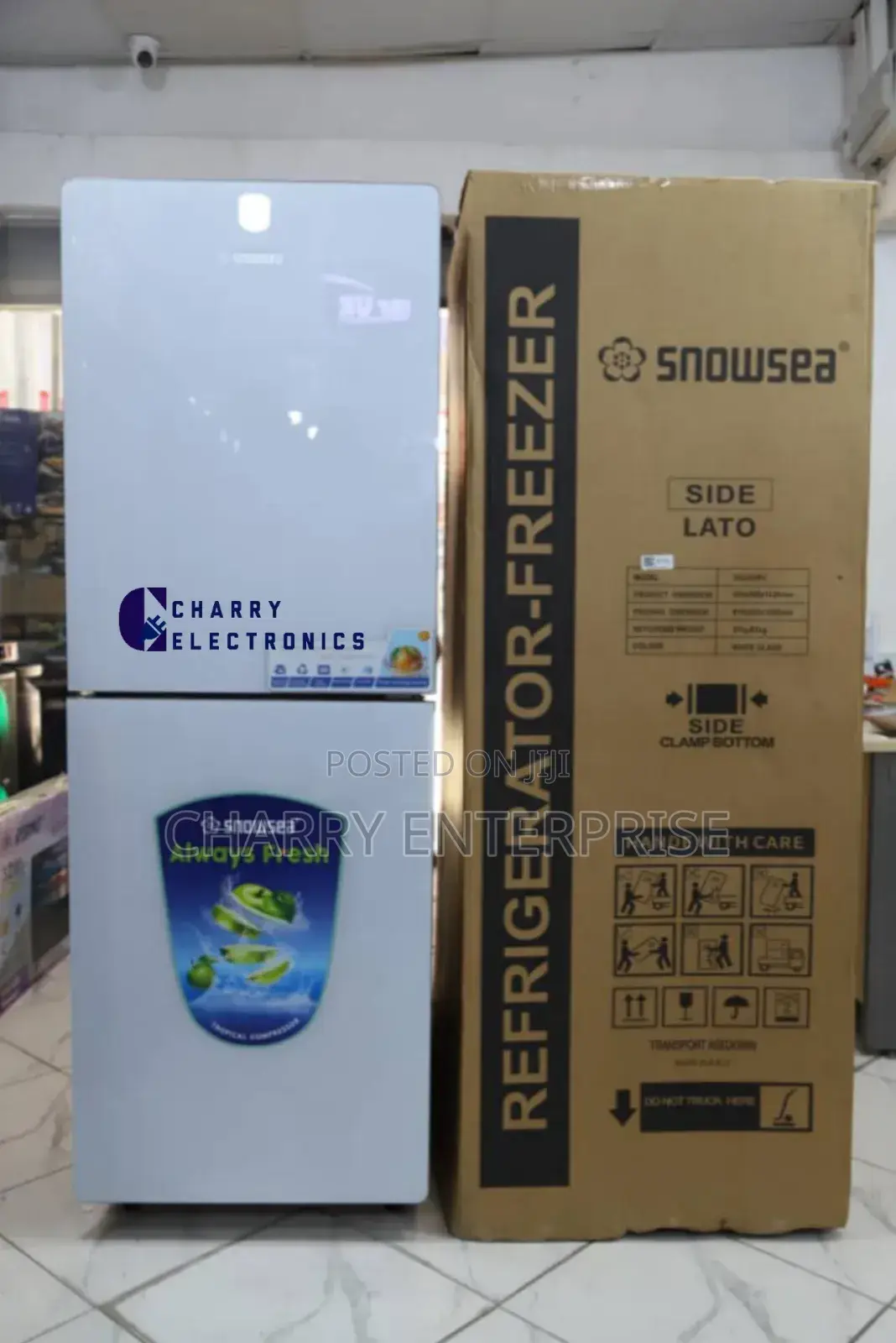 SNOWSEA Fridge With Botton Freezer SN 260(COMBI Fridge) 250L