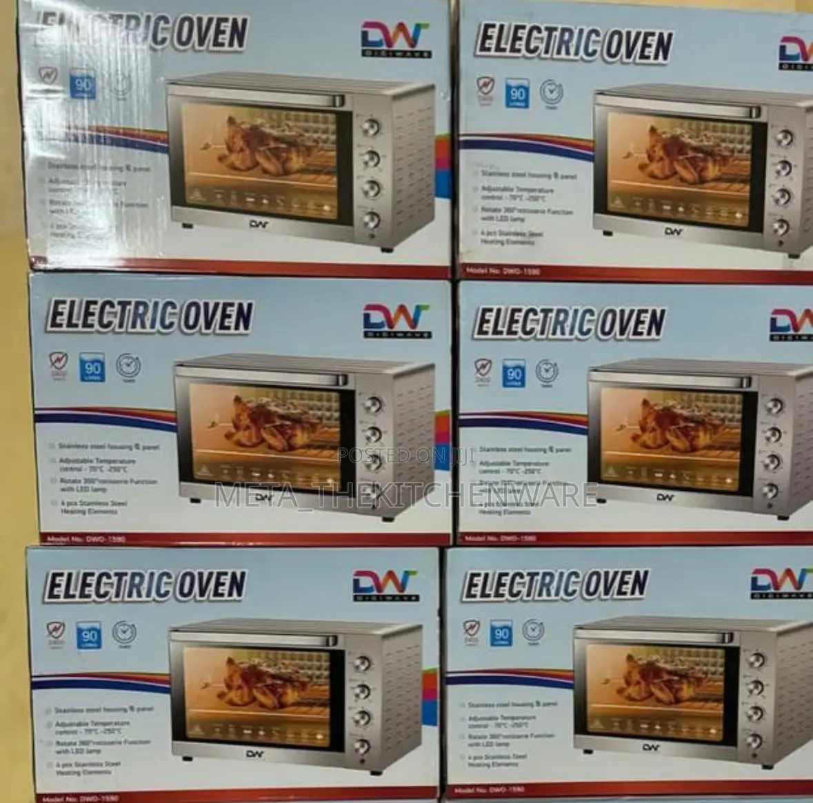 Digiwave Electric Oven 90L