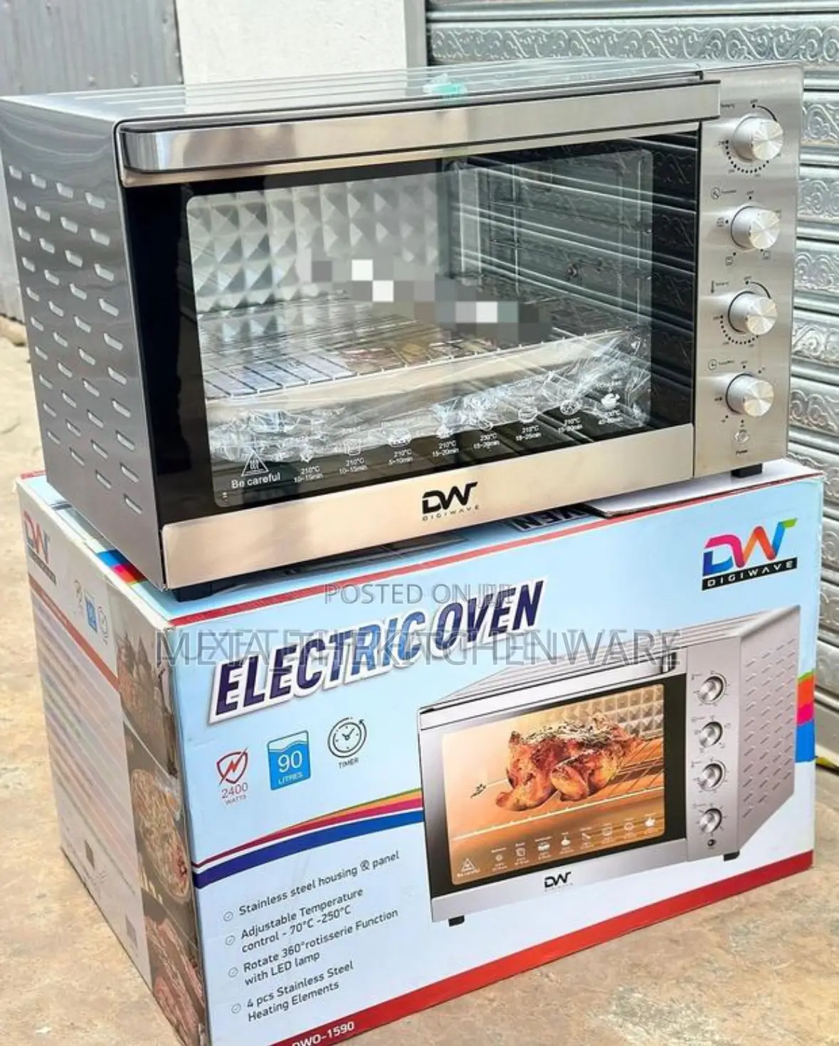 Digiwave Electric Oven 90L