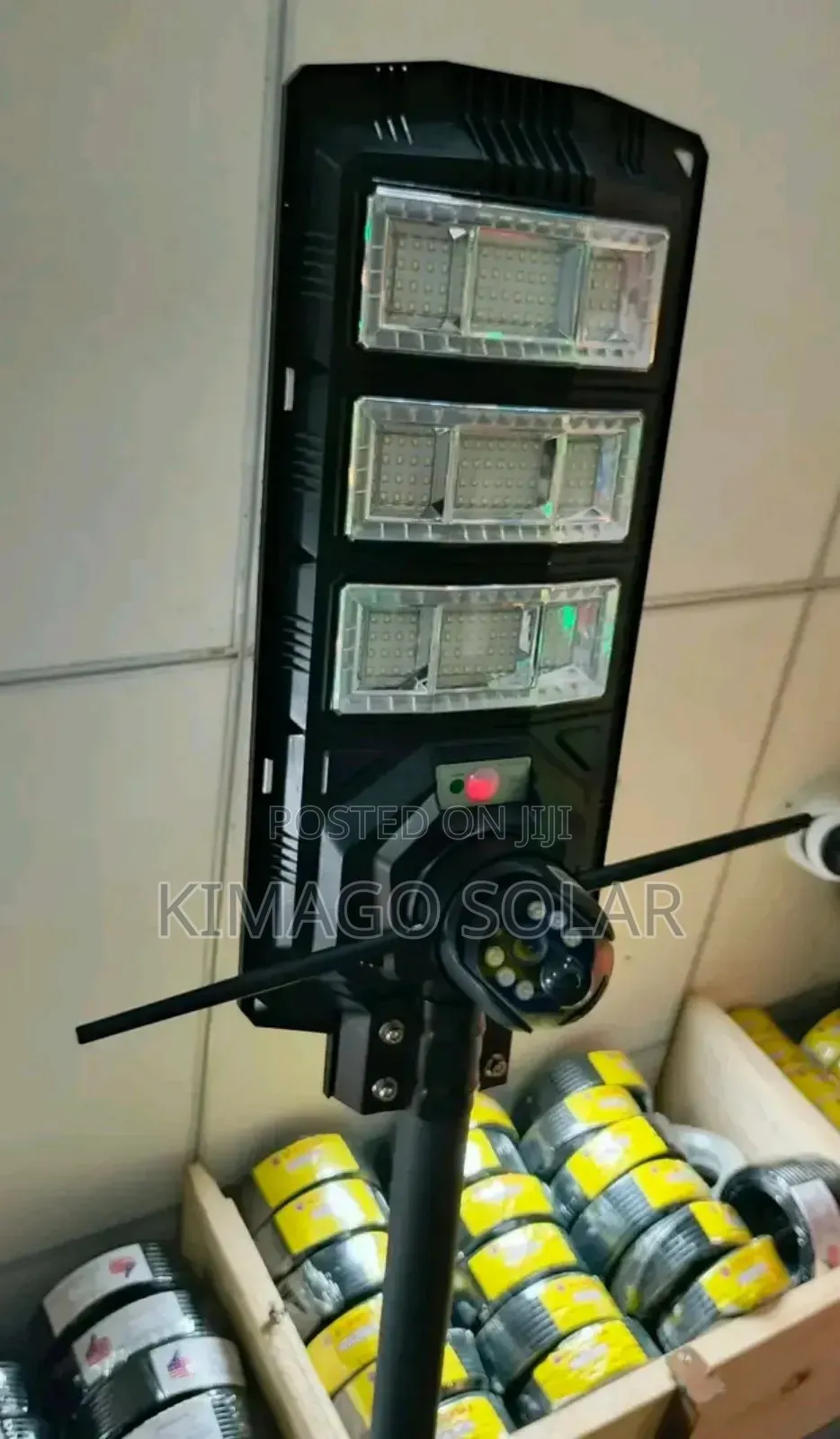 High-Definition Solar Camera Light 450w for Peace of Mind