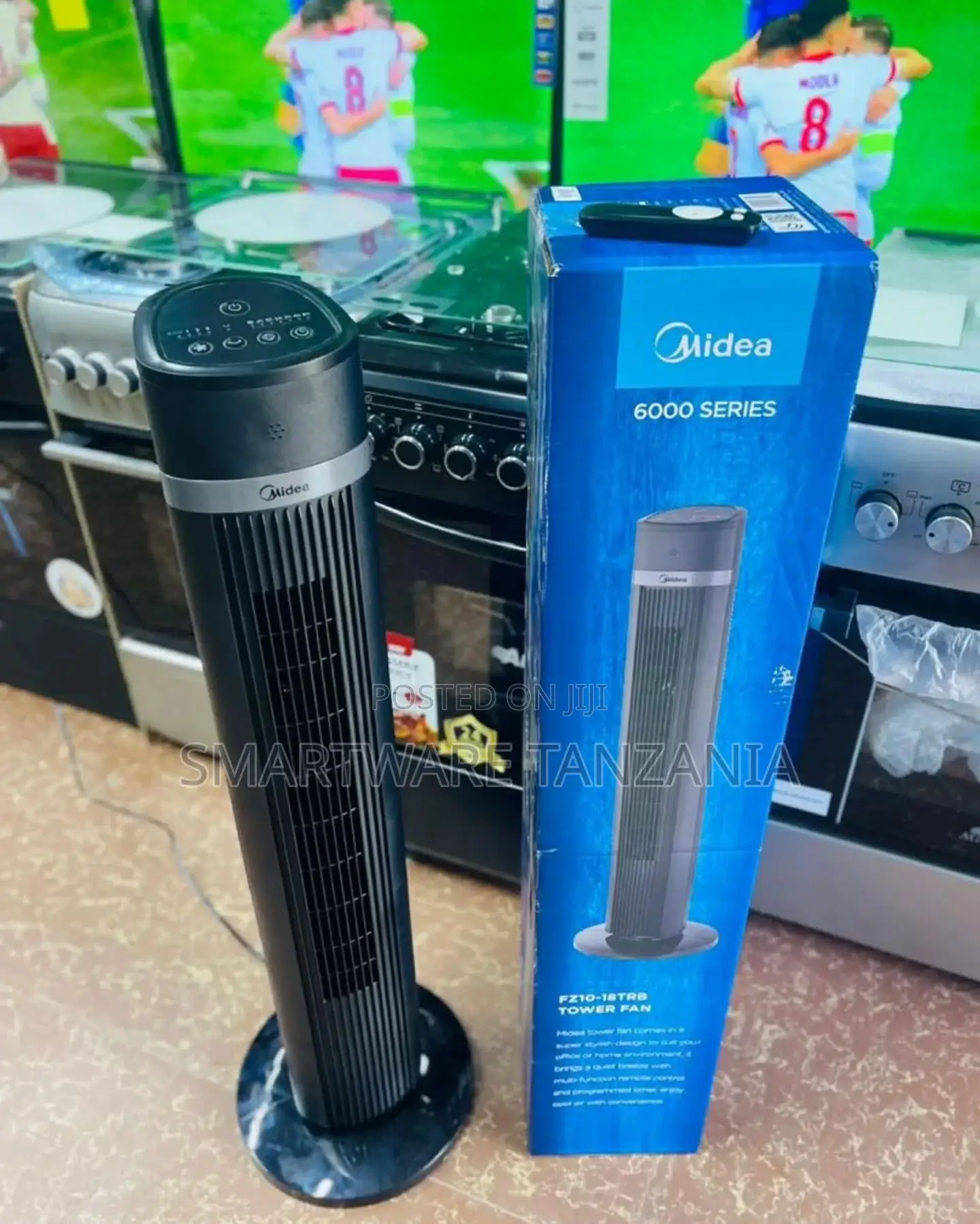 Midea Tower Fan With Multifunction Remote Control, 3 Modes