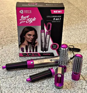 5-in-1 Hot Air Styler Curling Tong Hair Styler Complete Set