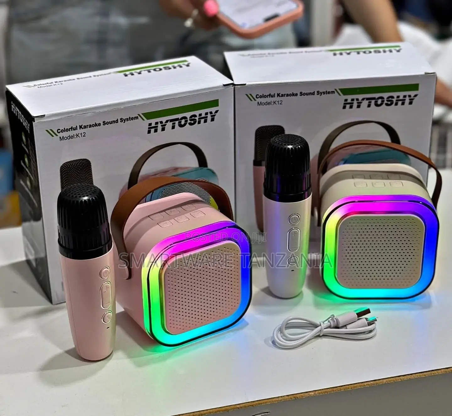 Bluetooth Karaoke Machine Portable 5.3 PA Speaker System
