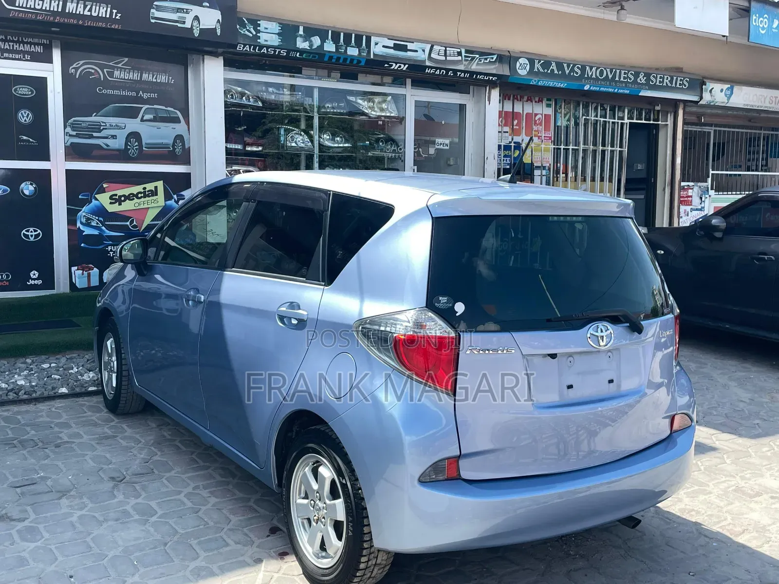 Toyota Ractis 1.5 AWD 2012 Blue