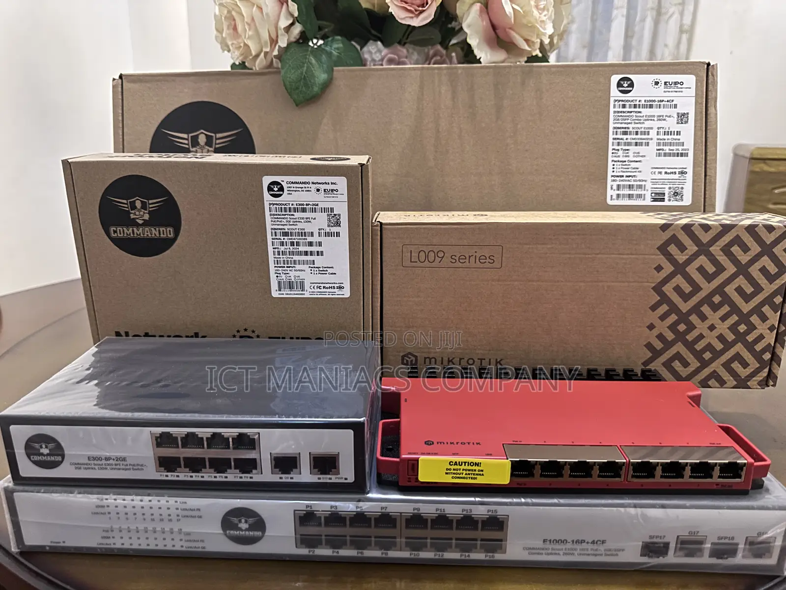 SUPER OFFER! - L009 Mikrotik Router + Commando Poe Switches