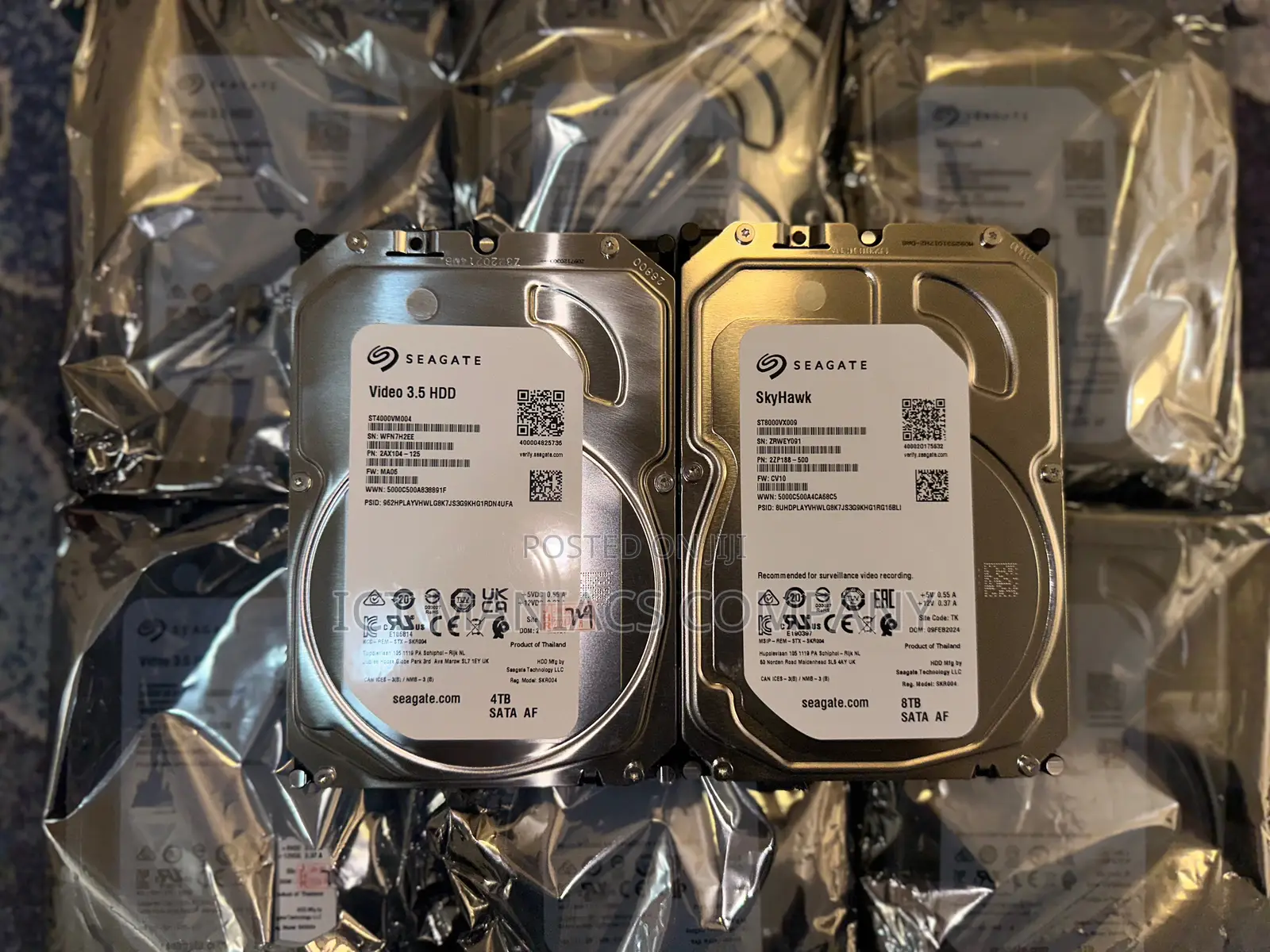 Offer -Seagate Internal HDD for Video Recordings - 4tb 8tb
